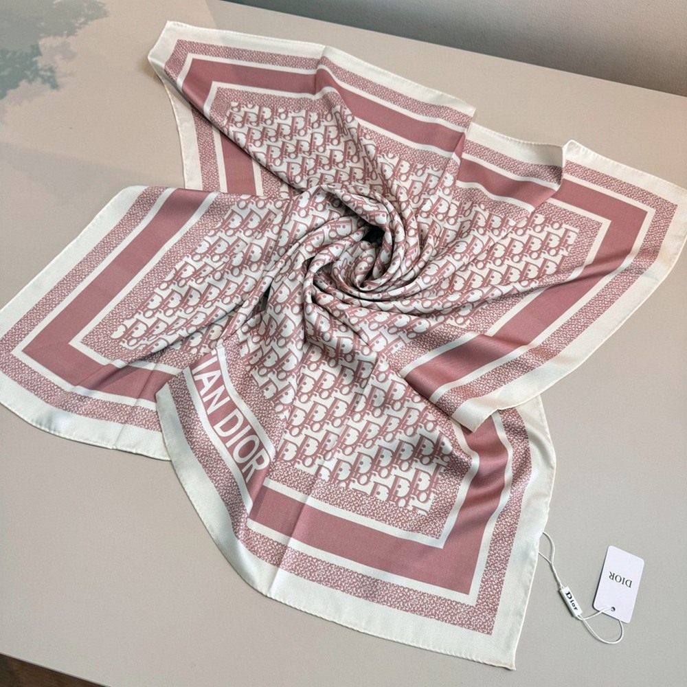 Dior Silk Square Scarf - Picture 2 of 8